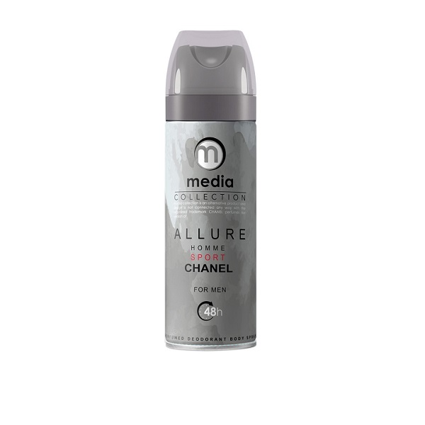 اسپری خوشبو کننده بدن مردانه مدیا مدل Allure Homme Sport